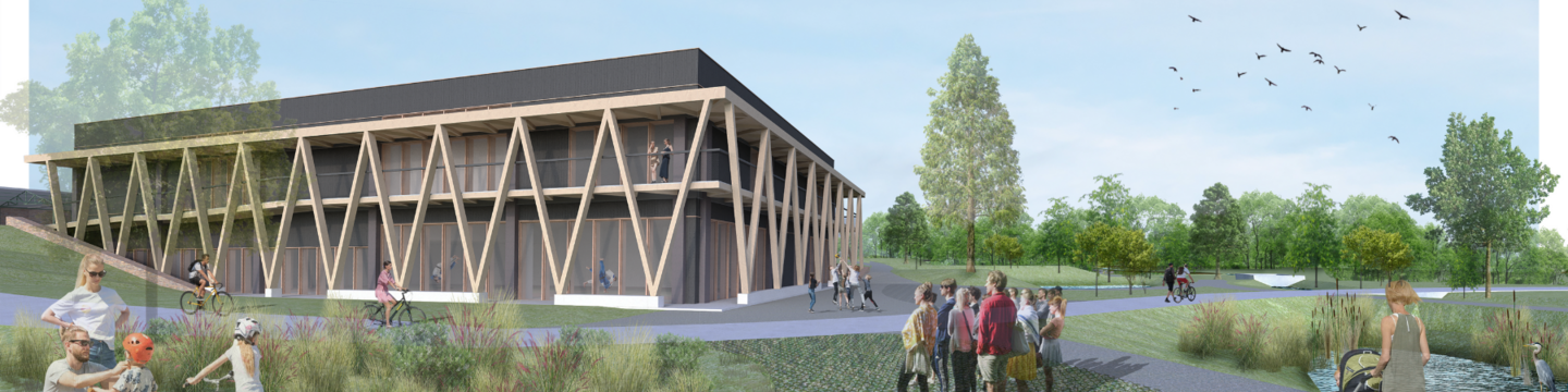 Render nieuwe vrijetijdssite Bavikhove